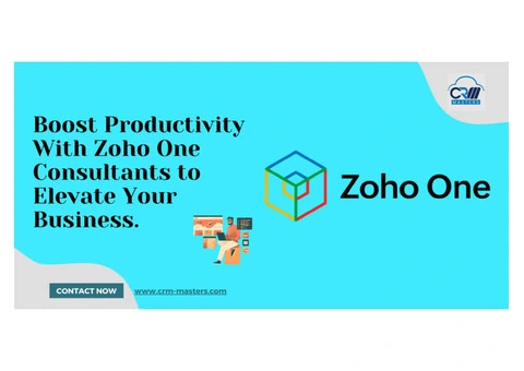 Boost Productivity With Zoho One Consultants to Elevate Your Business.