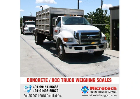 Truck Weighing Scales, Concrete/RCC Truck Weigh Bridge,