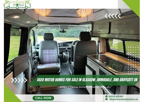 Used Motor Homes for sale in Glasgow, Armadale, and Draycott UK - Motorhomeworld