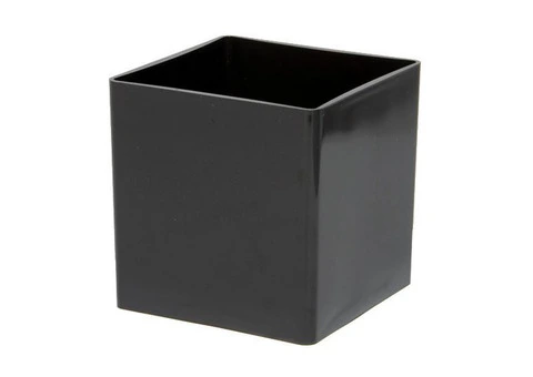 Black Designer Cube Baskets & Containers | Michael Dark