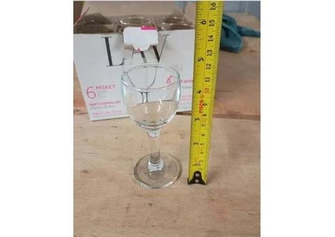 "Set of 6 Elegant Lav Misket Party Glasses – Perfect for Entertaining!" - 2/7