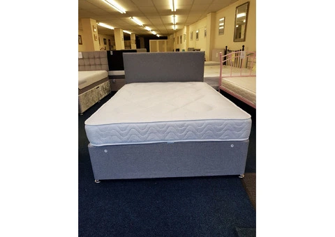 BRAND NEW - Double Size Divan Bed & Comfy Mattress  FREE DELIVERY