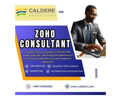Unlock Zoho’s Potential with Caldere’s Expert UK Consulting Services