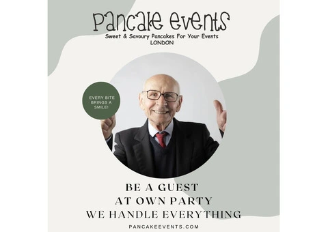 LONDON'S PREMIUM HEALTH-CONSCIOUS PANCAKE CATERING: SWEET & SAVOURY TREATS - 3/4