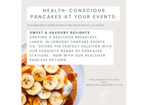 LONDON'S PREMIUM HEALTH-CONSCIOUS PANCAKE CATERING: SWEET & SAVOURY TREATS - 4/4