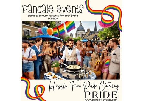 Delight in LGBTQ+ Events and Weddings with Pancake Events' Exquisite Crepe Catering - 1/4