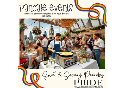 Delight in LGBTQ+ Events and Weddings with Pancake Events' Exquisite Crepe Catering - 3/4