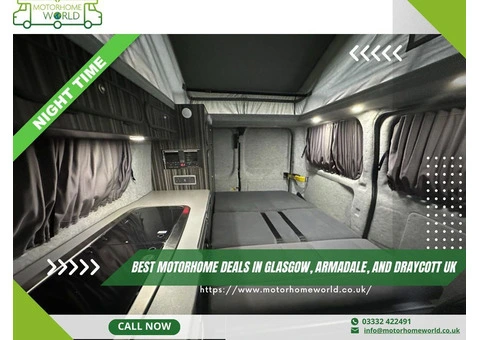 Best Motorhome Deals in Glasgow, Armadale, and Draycott UK - Motorhomeworld