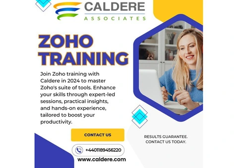 Get Certified in Zoho with Caldere’s Premier UK Training Program