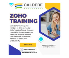 Get Certified in Zoho with Caldere’s Premier UK Training Program