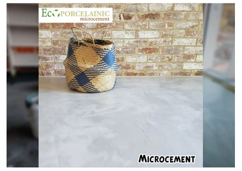 Premium Eco Porcelainic Microcement for Modern Interiors - 3/4