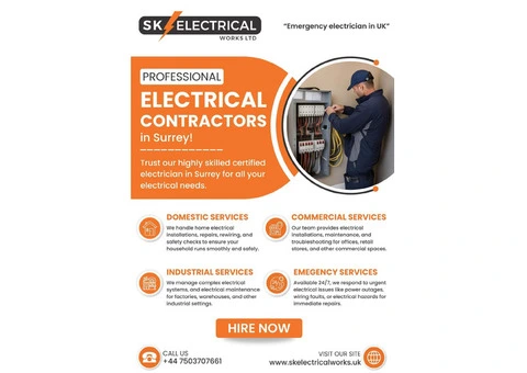Professional Electrical Contractors in Surrey