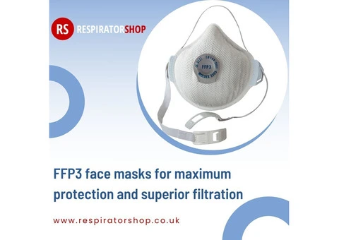 FFP3 face masks for maximum protection and superior filtration