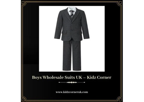 Boys Wholesale Suits UK – Kidz Corner