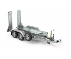 Brian James trailers are designed to transport heavy machinery and equipment efficiently.