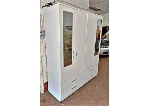 1,2,3,4,5,6,7,8 Door wardrobe with chest of drawer and bedside ready for free shipping - 9/24