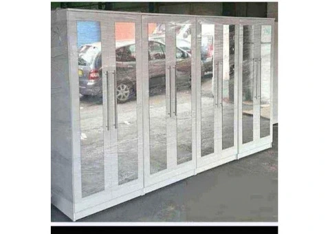1,2,3,4,5,6,7,8 Door wardrobe with chest of drawer and bedside ready for free shipping - 16/24