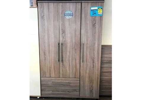1,2,3,4,5,6,7,8 Door wardrobe with chest of drawer and bedside ready for free shipping - 17/24