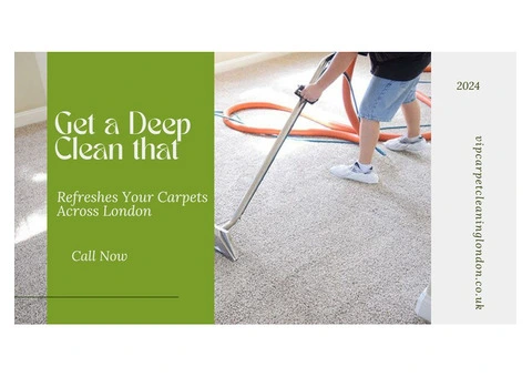 Get a Deep Clean that Refreshes Your Carpets Across London