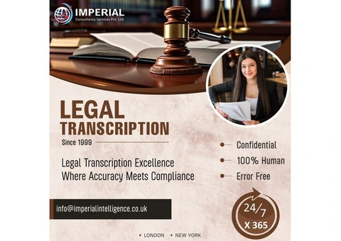 Legal Transcription Service in london | Imperial Consultancy