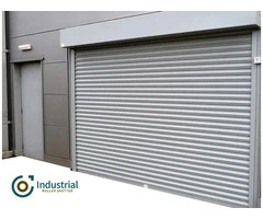 Customized Roller Shutter Door with Personnel Door Installation
