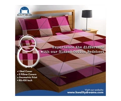 Kwality Dreams-Bed sheet with comforter
