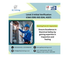 Electrical courses in UK London Level 3 Award  (2391-50)