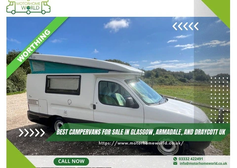 Best campervans for sale in Glasgow, Armadale, and Draycott UK - Motorhomeworld