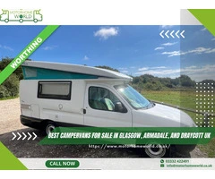 Best campervans for sale in Glasgow, Armadale, and Draycott UK - Motorhomeworld