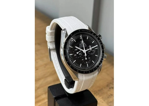 Omega Swatch Moonswatch Speedmaster Rubber Strap 20mm Snoopy & Watch Tool - 1/5