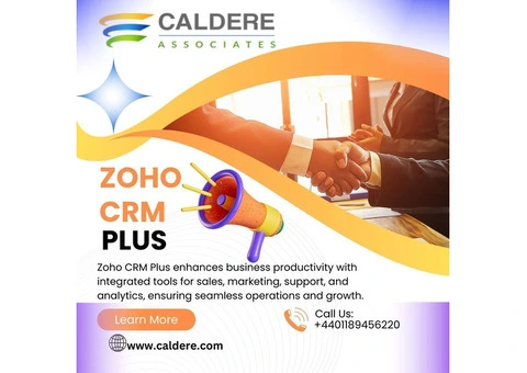 Maximise Efficiency with Zoho CRM Plus by Caldere