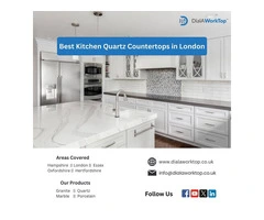 Best Kitchen Quartz Countertops in London | DialAWorkTop