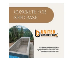 Top-Quality Concrete for Shed Base – United Concrete Mix