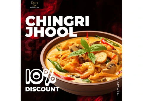 Curry Inn – Enjoy 10% OFF Chingri Jhool at the Best Indian Takeaway in Horley!