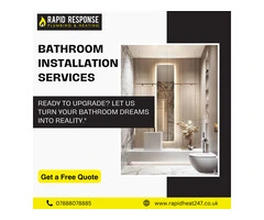 Your Dream Bathroom Makeover Starts with Our Skilled Fitters