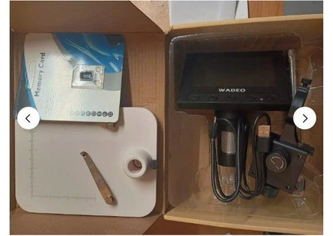 Digital Microscope, WADEO 1000X 4.3" LCD Display Electronic USB 00735-STK - 1/11
