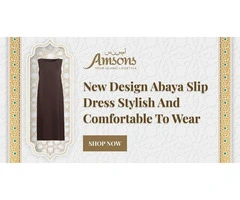 Women Sleeveless Slip Dress Under Abaya