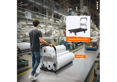 Heavy-Duty Platform Trolleys – Corvids India’s Reliable Transport Solution - 3/8