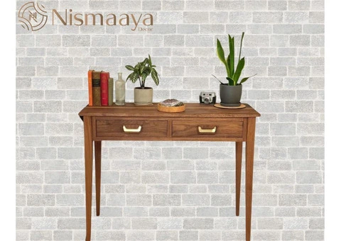 Sleek, Stylish, and Functional Walnut Console Table