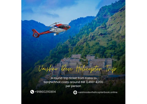 Helicopter ticket from katra to vaishno devi - 5/6
