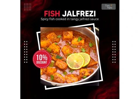 10% Off Fish Jalfrezi at Curry Nights, Willesden, London