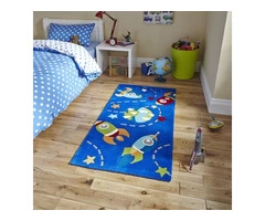 Hong Kong Kids Rug by Think Rugs in 6149 Blue Colour