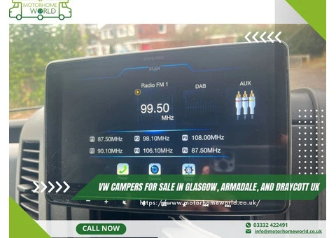 VW campers for sale in Glasgow, Armadale, and Draycott UK - Motorhomeworld