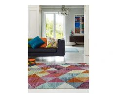 Amelie Rug by Asiatic Carpets in AM08 Harlequin Design