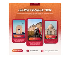 Explore the Golden Triangle Tour Rajasthan with Royal Cars And Driver