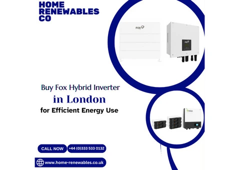 Buy Fox Hybrid Inverter in London for Efficient Energy Use