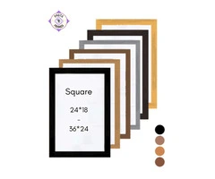 Square Multi Color Frame 36*24 Inch