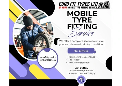 Eurofit Tyres & Auto Servicing - 24/7 Mobile Tyre Fitting Service - 1/9