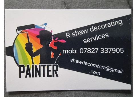 R SHAW DECORATING SERVICES