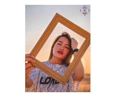 Rectangle Multi Color Frame 20*14 Inch